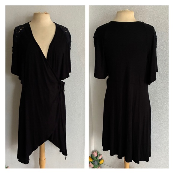 torrid Sweaters - Torrid black wrap cardigan